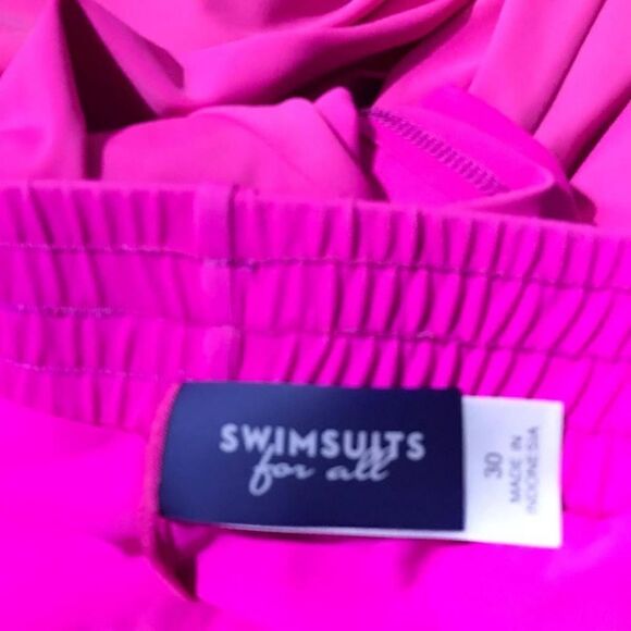 Swimsuits For All Hot Pink Swomming Capris Size 30 - Picture 4 of 6